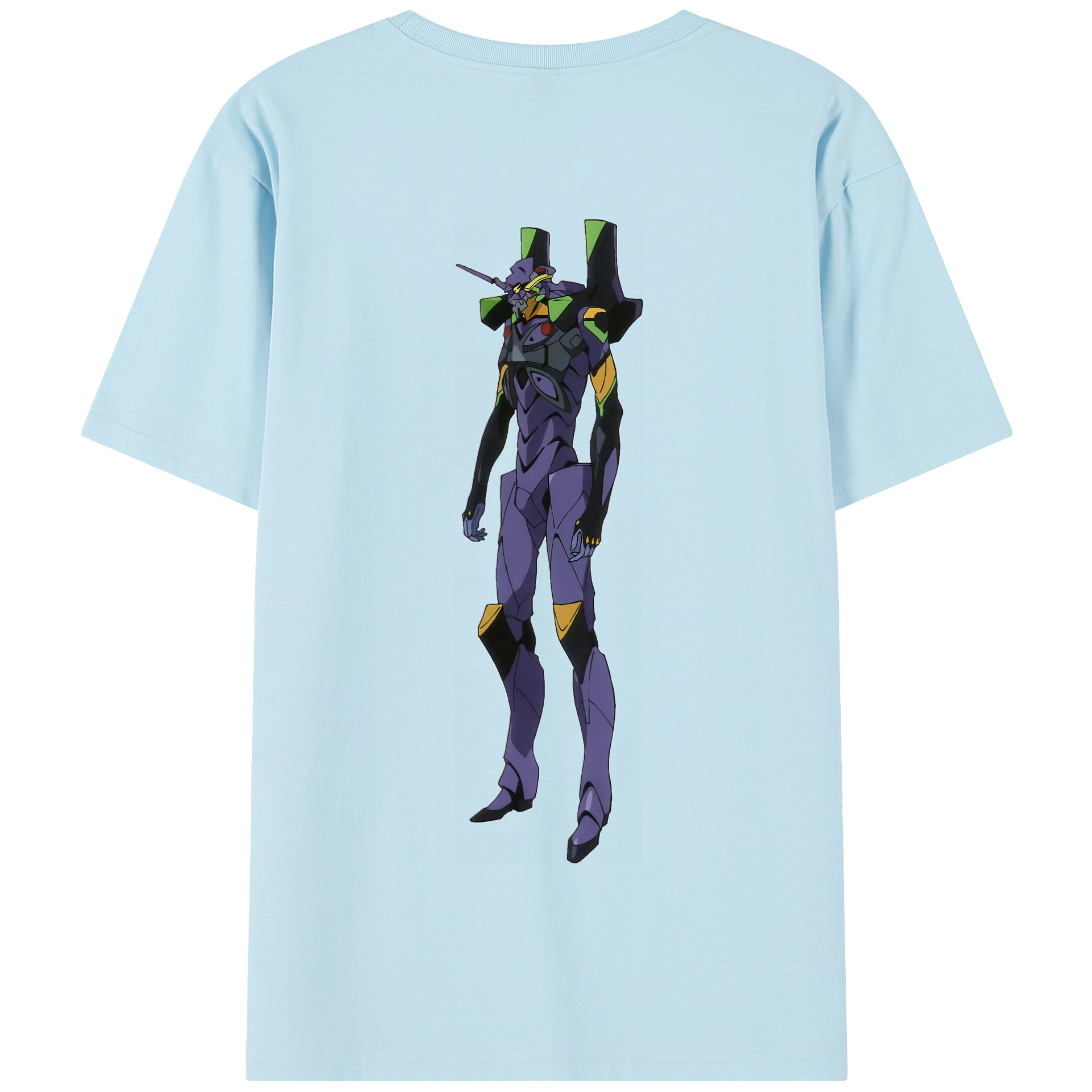 （画像用） EVA 新世紀エヴァンゲリオン 綿100％半袖Tシャツ（背面プリント）